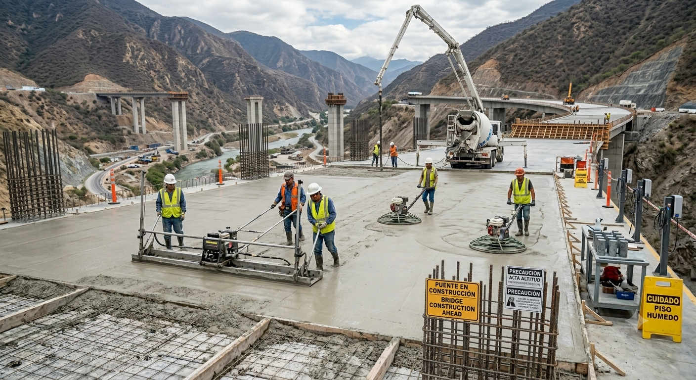 Concreto para puentes e infraestructura